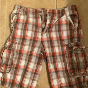 Boys plaid shorts